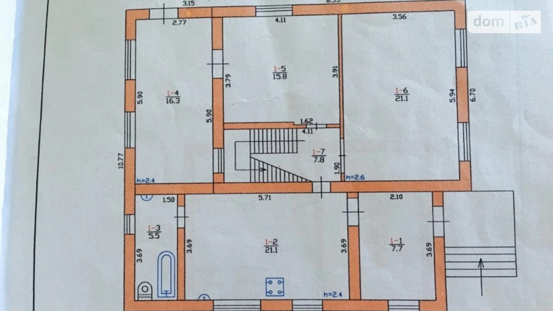 Продается дом на 2 этажа 146 кв. м с мансардой, Подгорная