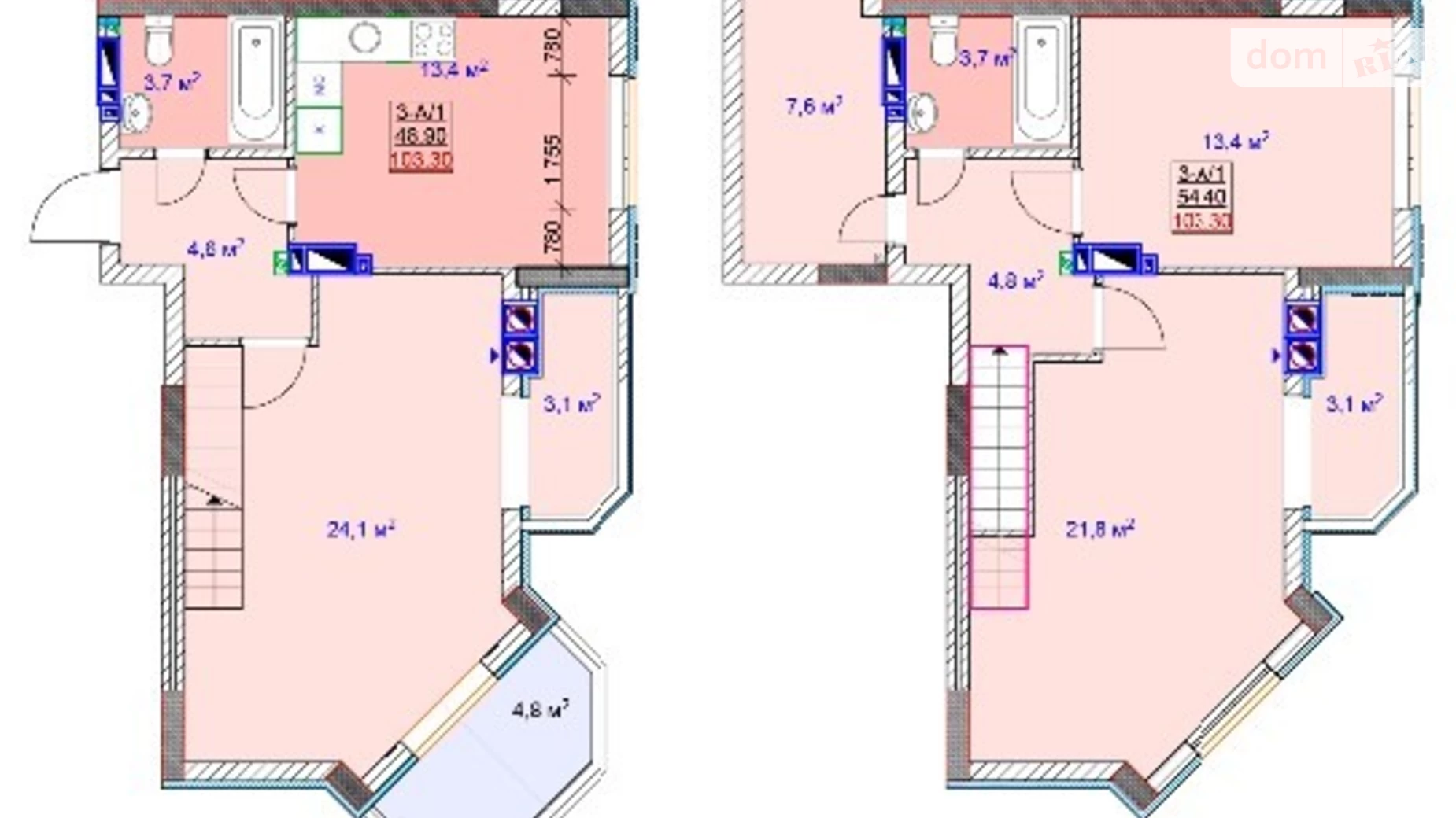 Продається 4-кімнатна квартира 104 кв. м у Ірпені, вул. Університетська