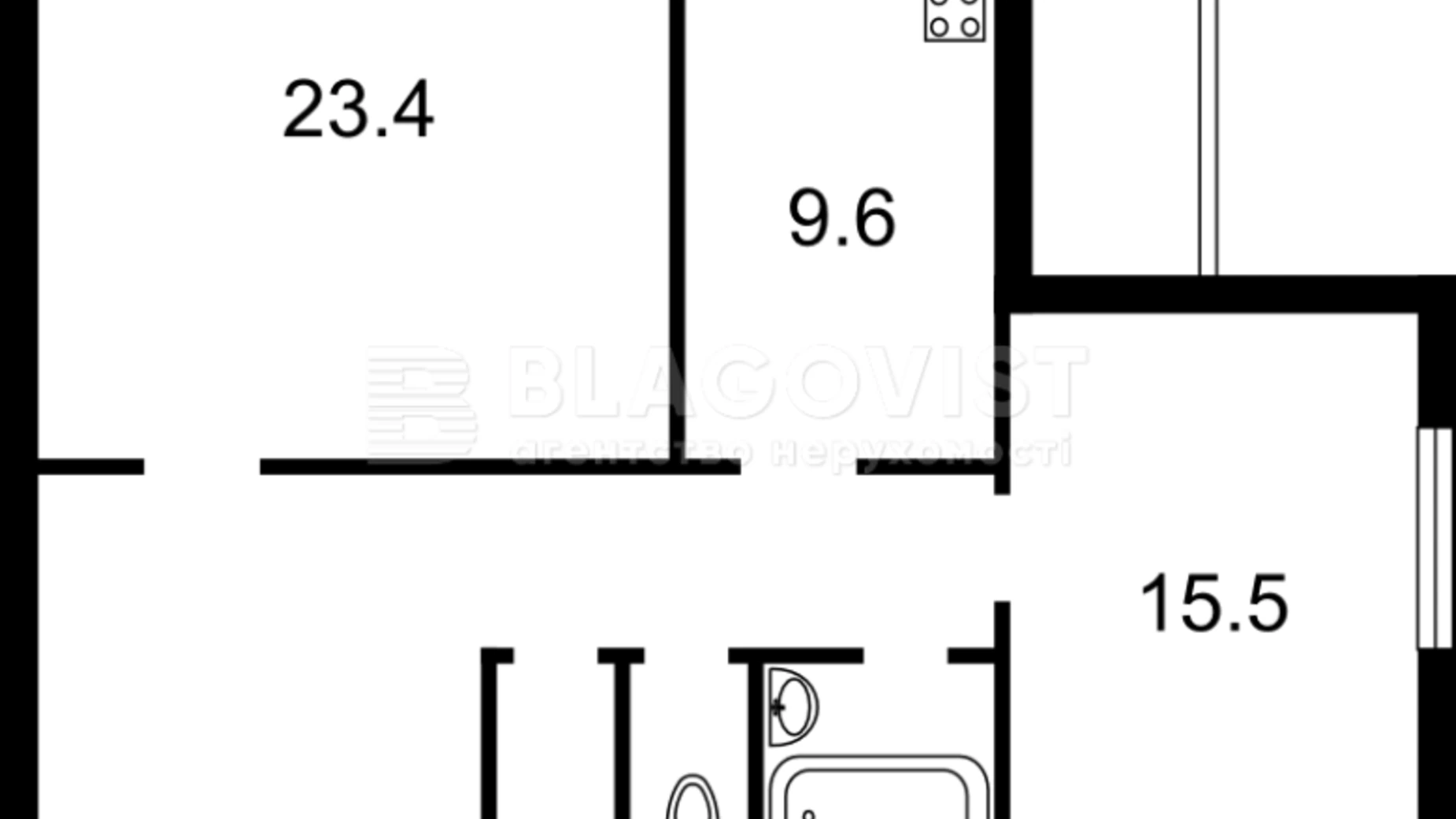 Продается 2-комнатная квартира 76 кв. м в Киеве, ул. Старонаводницкая, 8Б