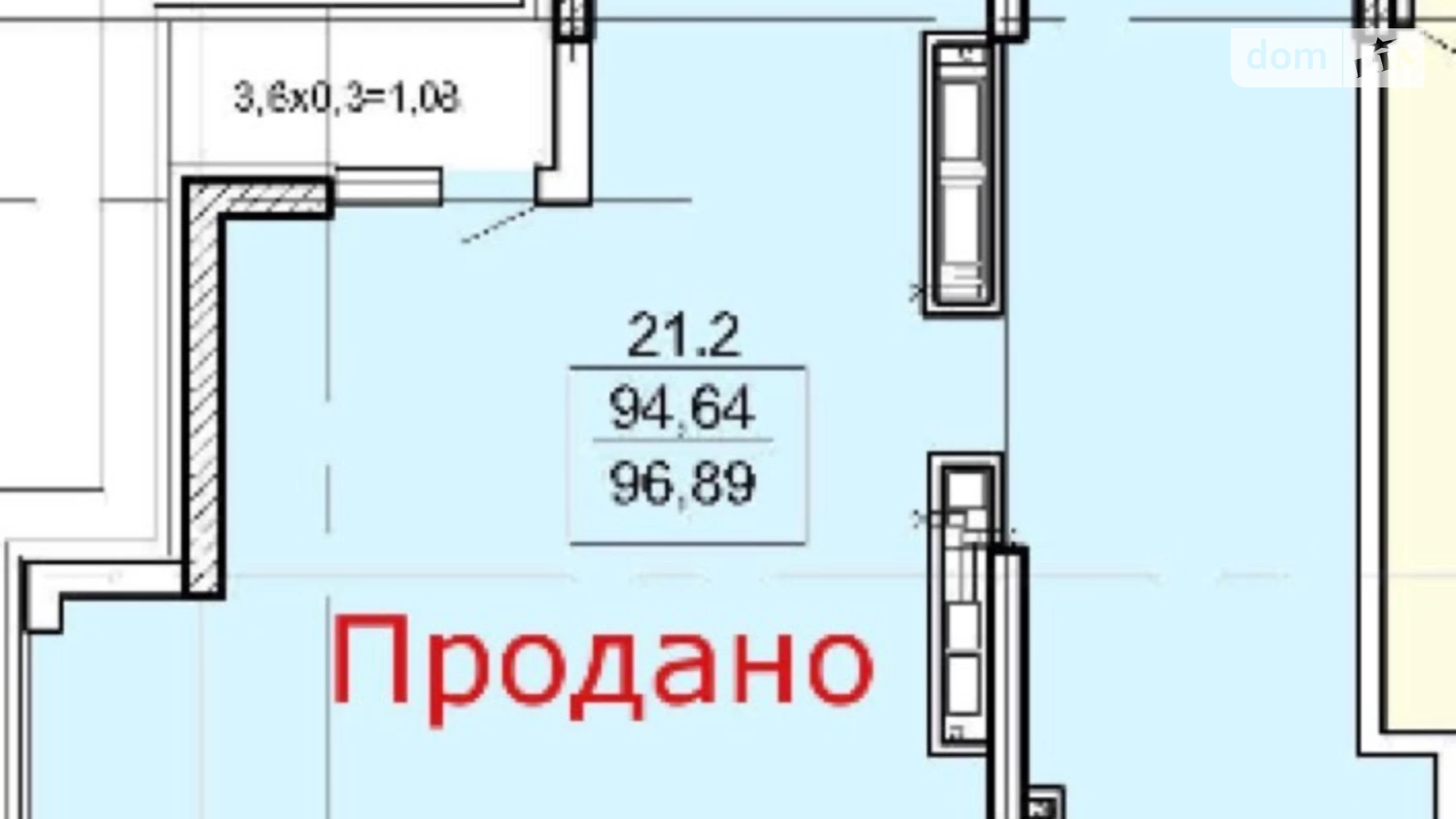 Продается 3-комнатная квартира 97 кв. м в Одессе, ул. Педагогическая, 23