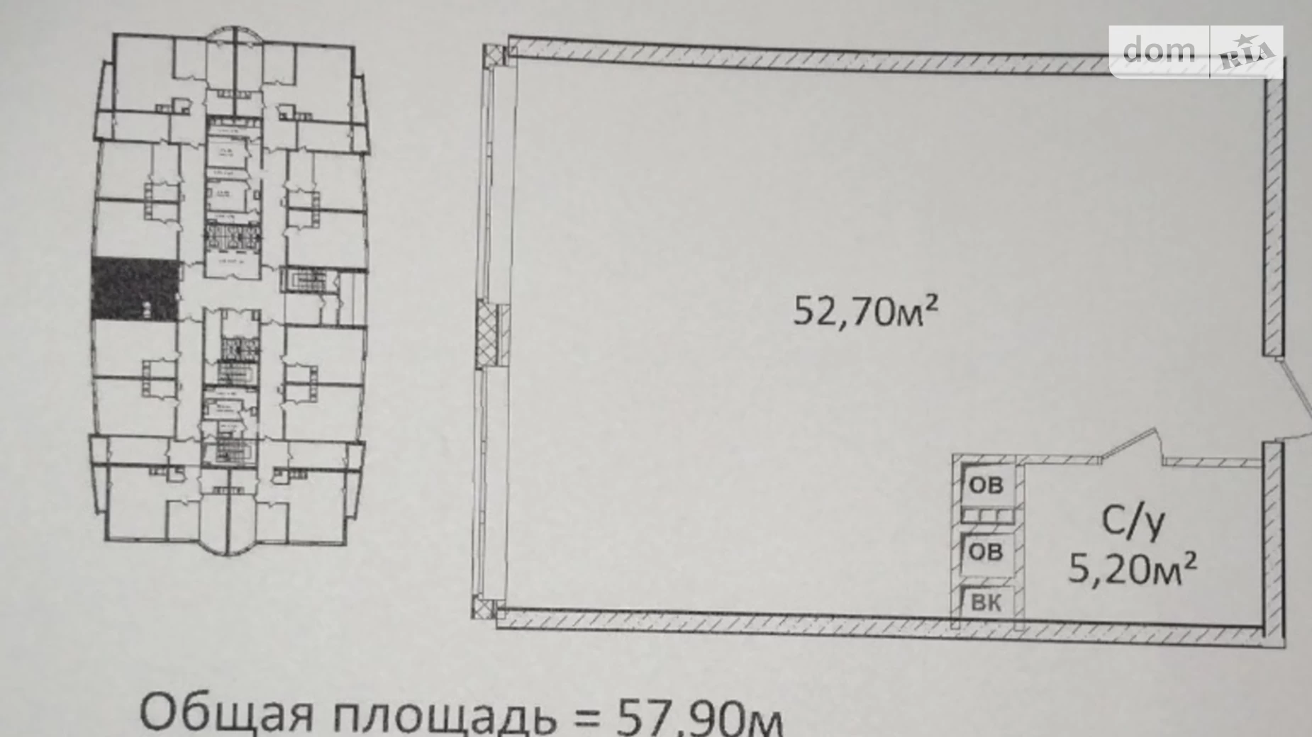 Продается 1-комнатная квартира 58 кв. м в Одессе, ул. Новобереговая
