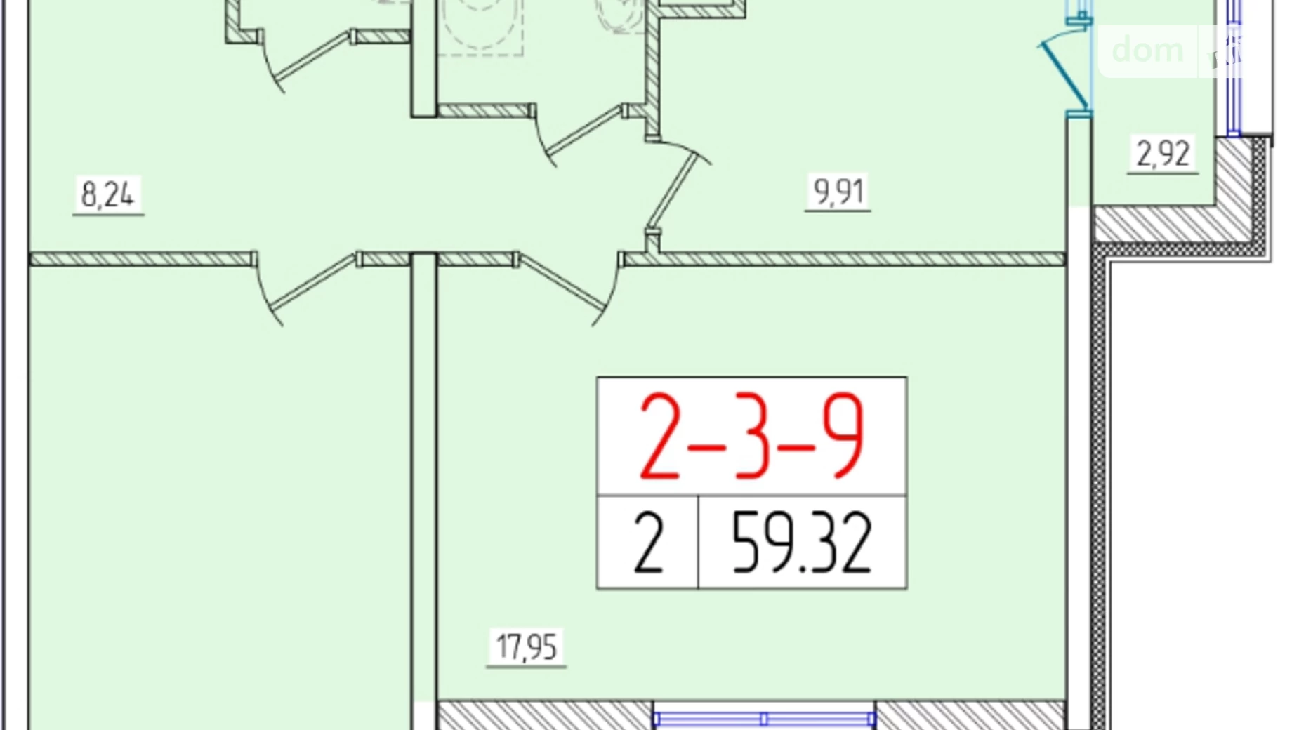 Продается 2-комнатная квартира 60 кв. м в Одессе, ул. Архитекторская - фото 4