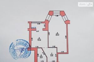 Продається 1-кімнатна квартира 45.4 кв. м у Хмельницькому