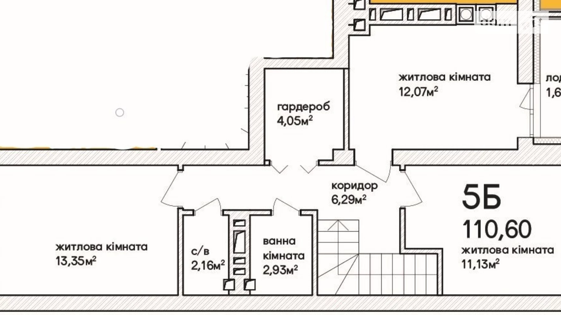 Продається 4-кімнатна квартира 110 кв. м у Ірпені, вул. Достоєвського