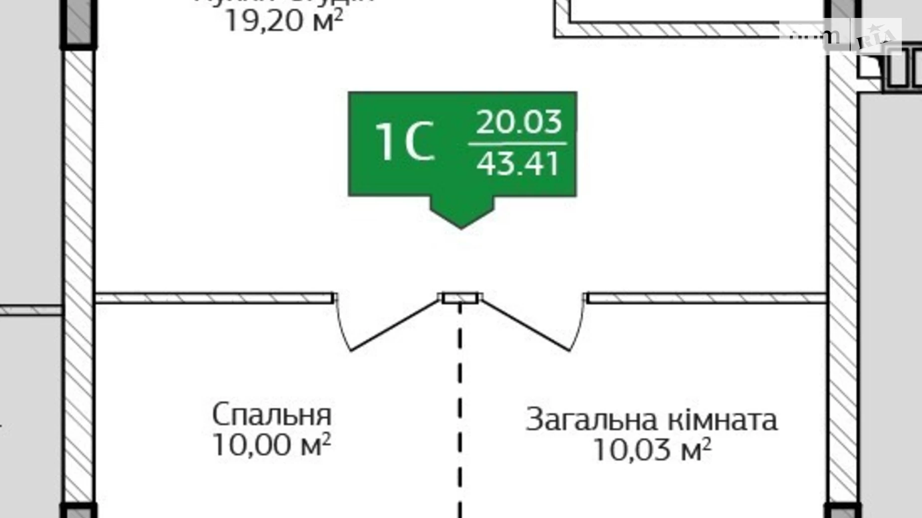 Продається 2-кімнатна квартира 44 кв. м у Ірпені, вул. Літературна(Чехова)