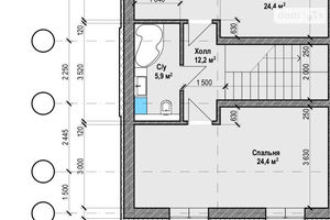Продается дом на 2 этажа 128.8 кв. м с мебелью