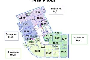 Продается 3-комнатная квартира 89.12 кв. м в Чернигове
