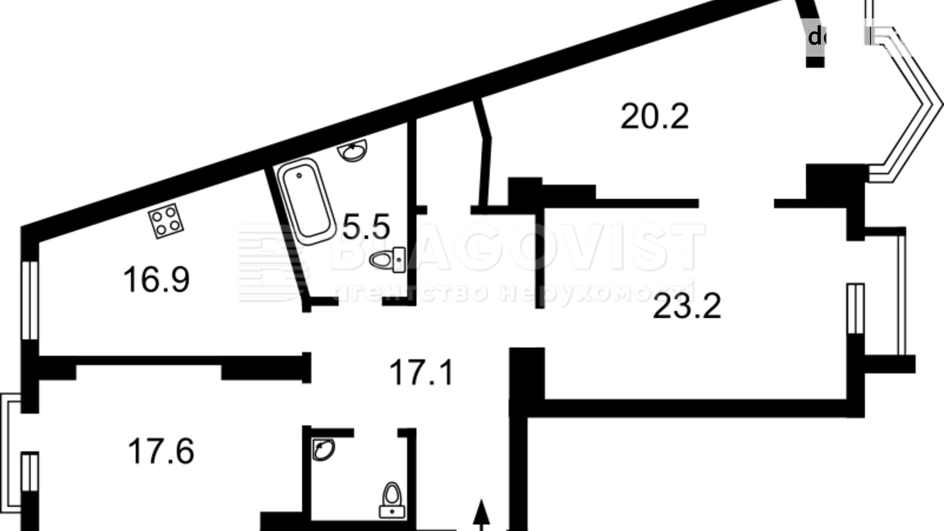 Продается 4-комнатная квартира 119 кв. м в Киеве, ул. Богдана Хмельницкого, 58А - фото 2