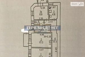 Продається 2-кімнатна квартира 66 кв. м у Одесі