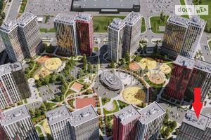 Продается 1-комнатная квартира 43 кв. м в Киеве