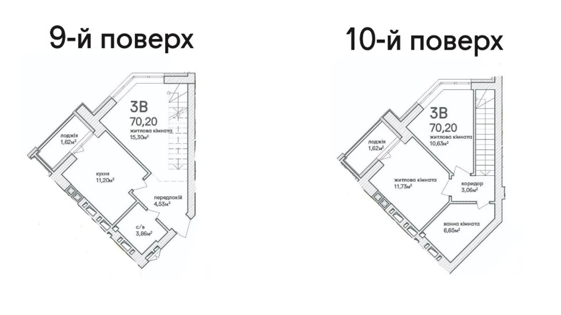 Продається 3-кімнатна квартира 73 кв. м у Ірпені, пров. Озерний