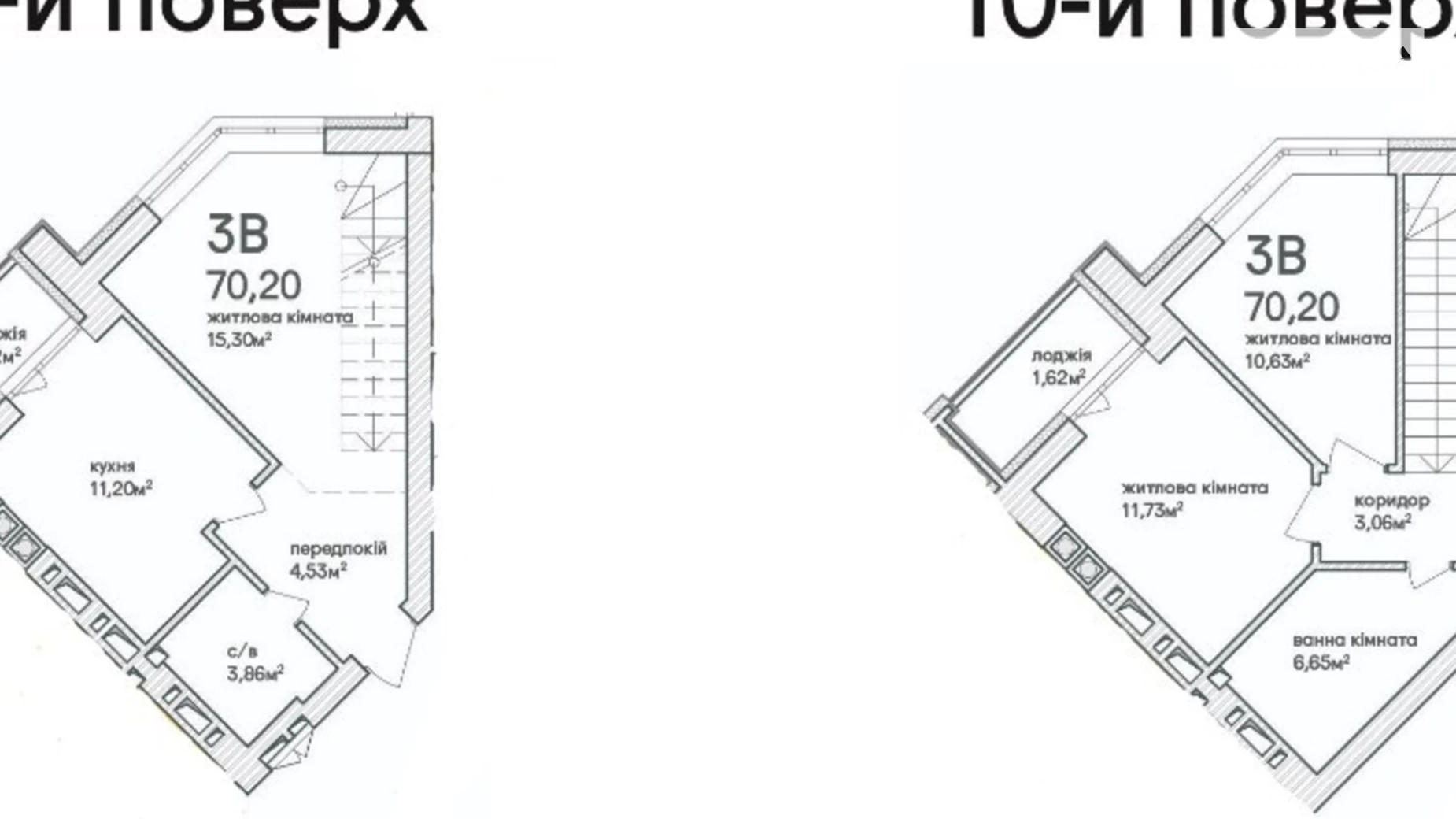 Продается 3-комнатная квартира 99.14 кв. м в Ирпене, пер. Озерный