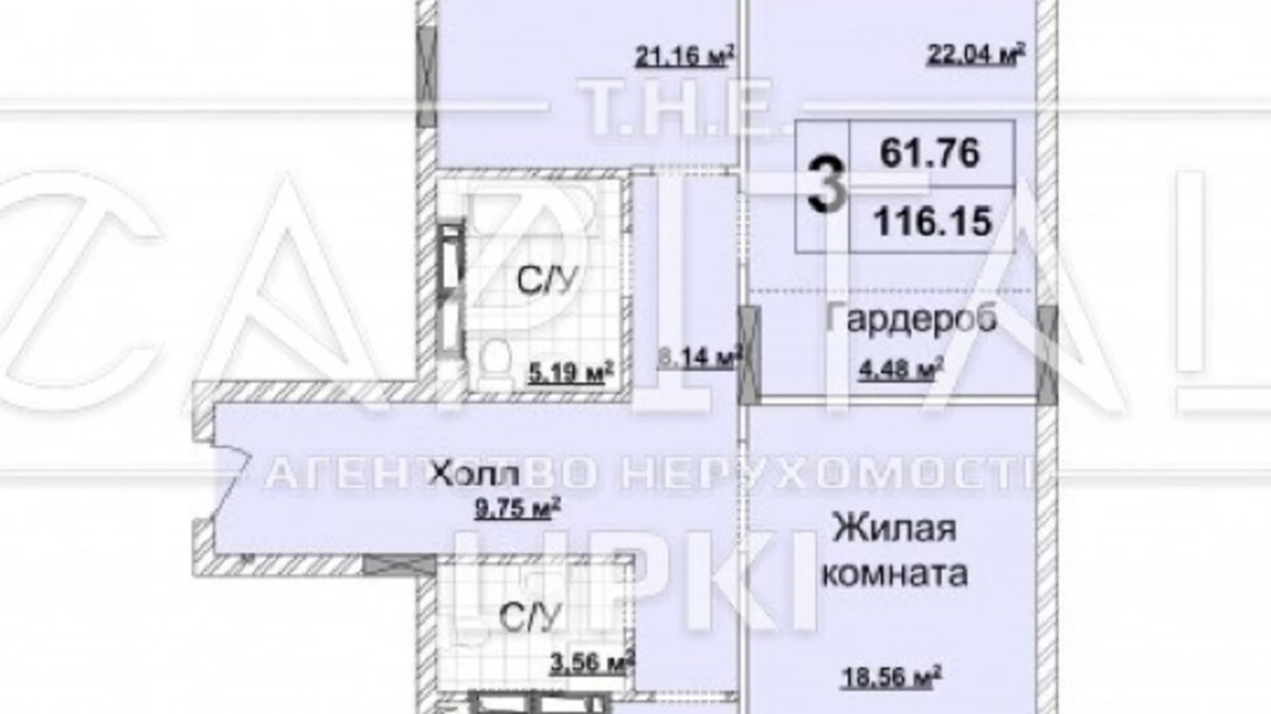 Продається 3-кімнатна квартира 116 кв. м у Києві, вул. Андрія Верхогляда(Драгомирова), 70