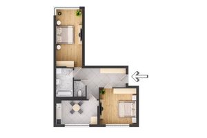Продается 2-комнатная квартира 69.6 кв. м в Трускавце