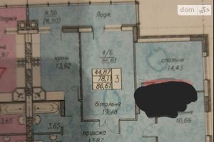 Продається 3-кімнатна квартира 87 кв. м у Тернополі