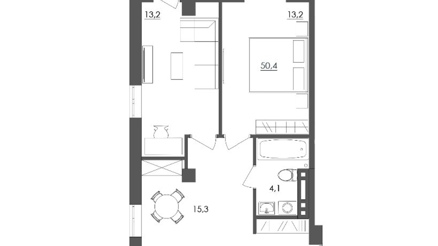 Продается 2-комнатная квартира 50 кв. м в Одессе, пер. Маланова - фото 2