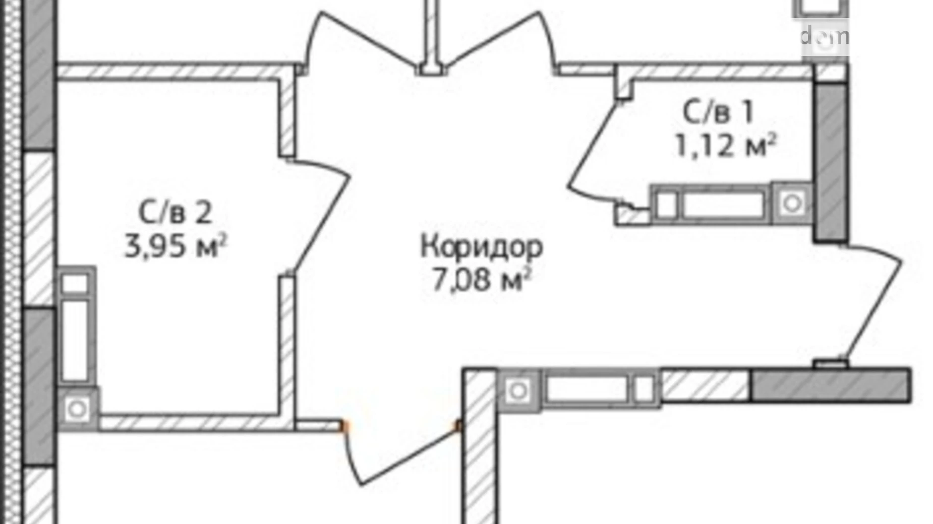 Продается 2-комнатная квартира 60 кв. м в Ирпене, ул. Университетская, 1/10