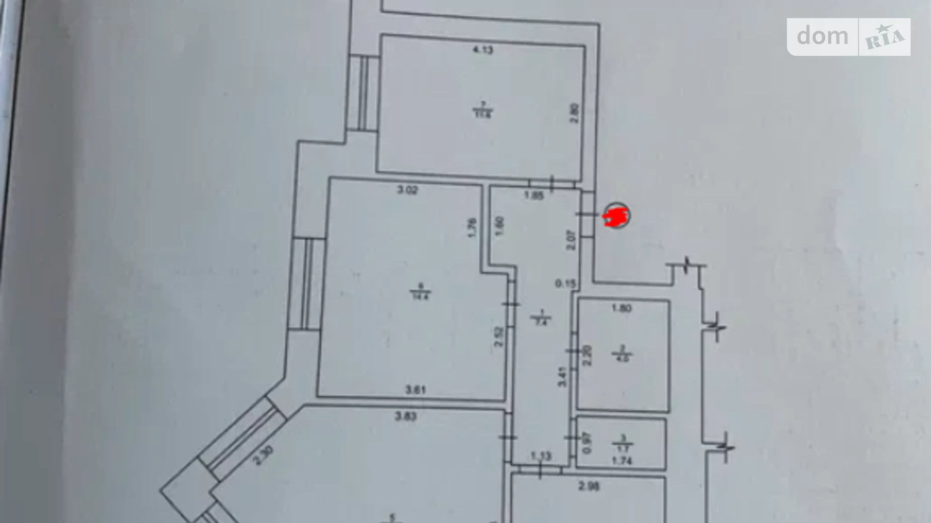 Продается 3-комнатная квартира 72 кв. м в Полтаве, пл. Павленковская