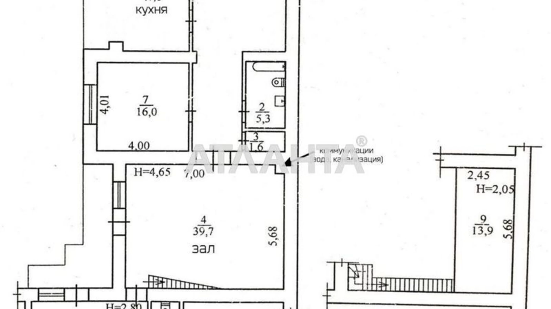 Продається 3-кімнатна квартира 120 кв. м у Одесі, просп. Олександрівський