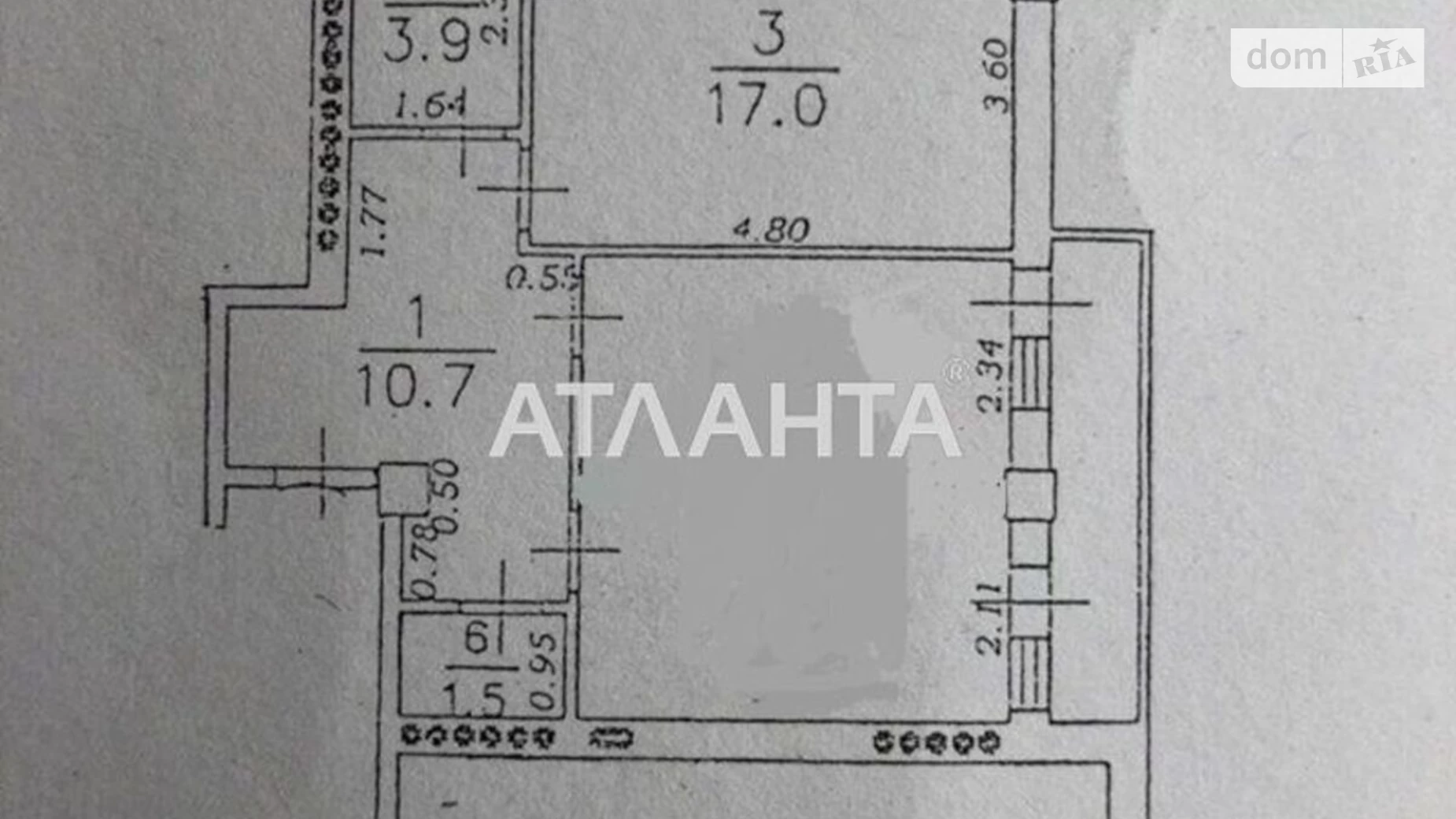 Продается 1-комнатная квартира 54 кв. м в Овидиополе, Пригородская, 1