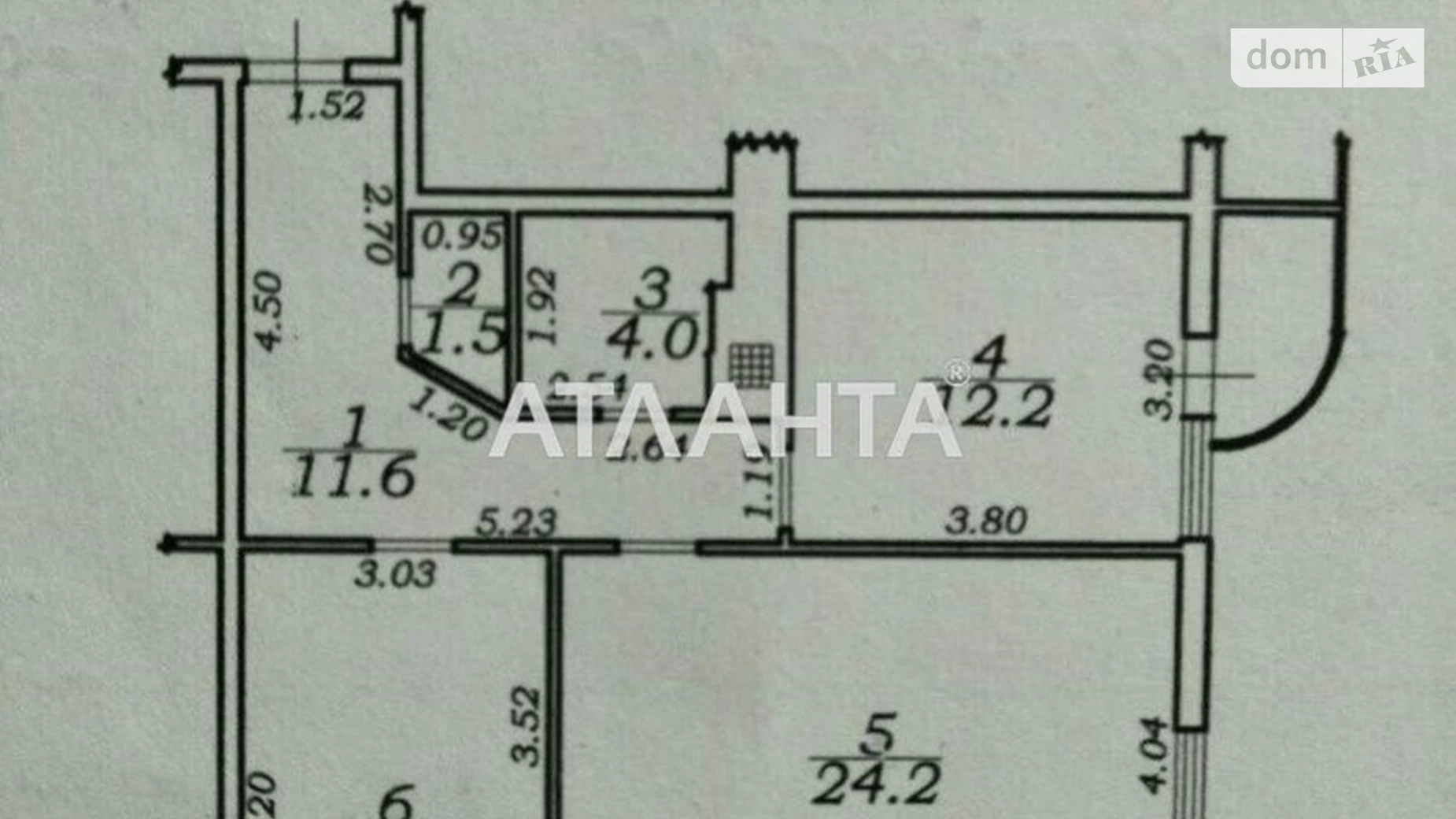 Продається 2-кімнатна квартира 68.6 кв. м у Одесі, плато Гагарінське