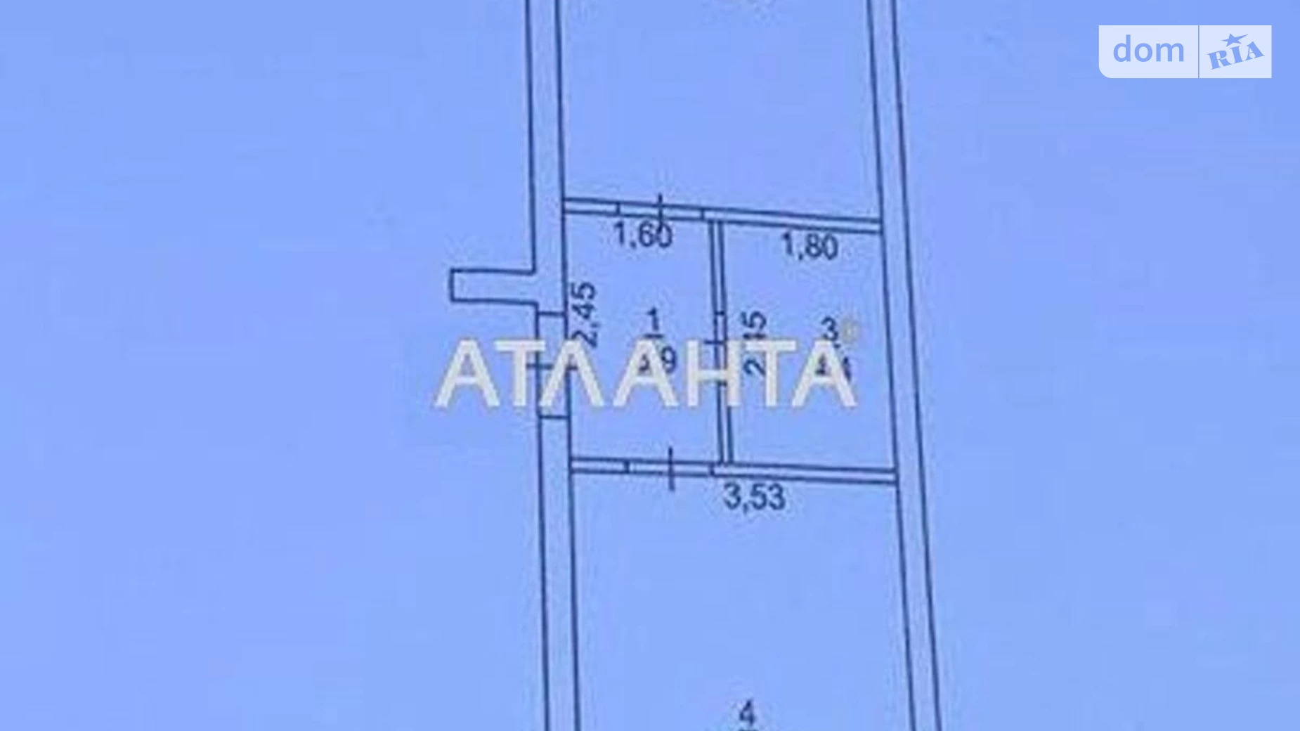 Продается 1-комнатная квартира 44.7 кв. м в Одессе, ул. Цветочная