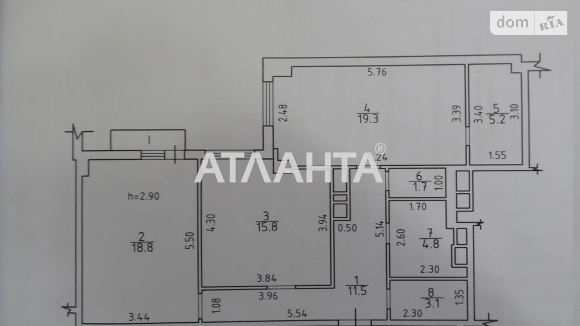 Продается 2-комнатная квартира 81 кв. м в Одессе, ул. Жемчужная, 1 - фото 4