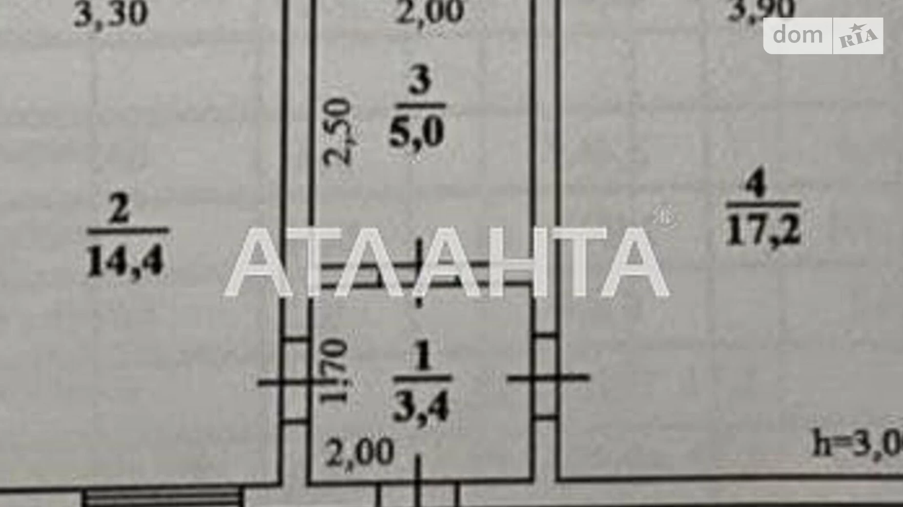 Продается 1-комнатная квартира 40 кв. м в Одессе, пер. Виноградный - фото 2