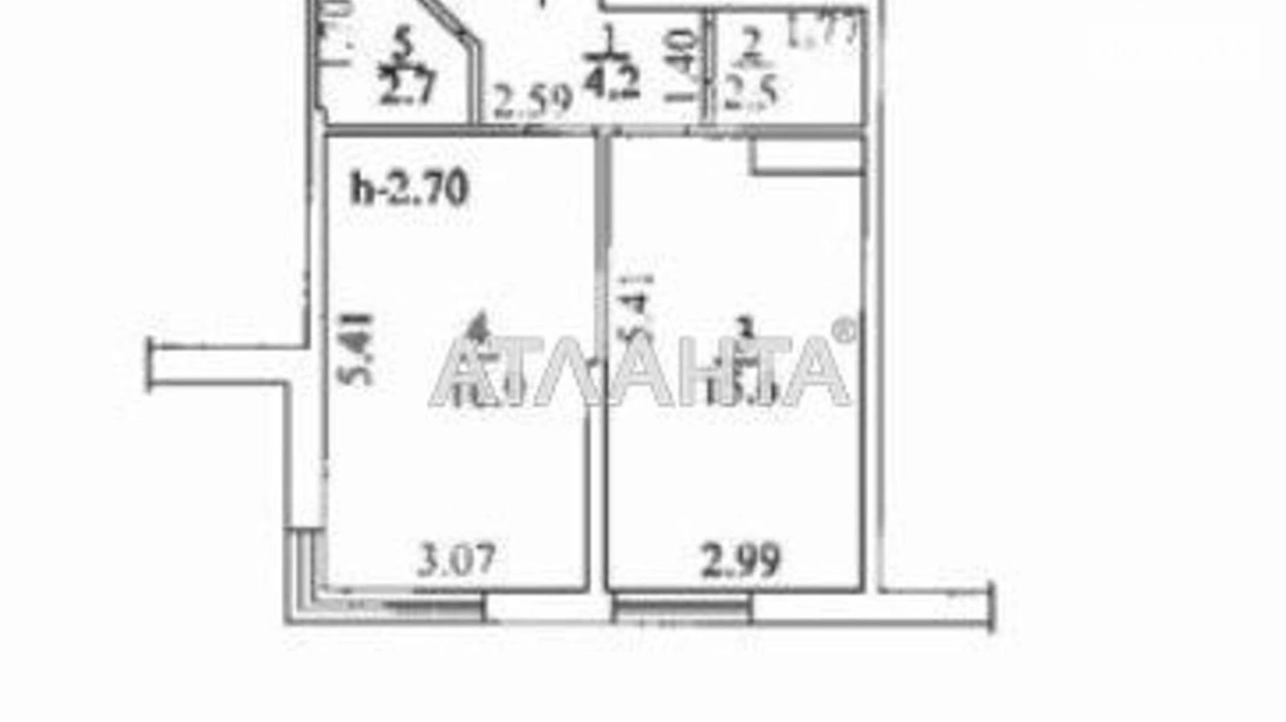 Продается 1-комнатная квартира 42 кв. м в Одессе, Овидиопольская дор., 31