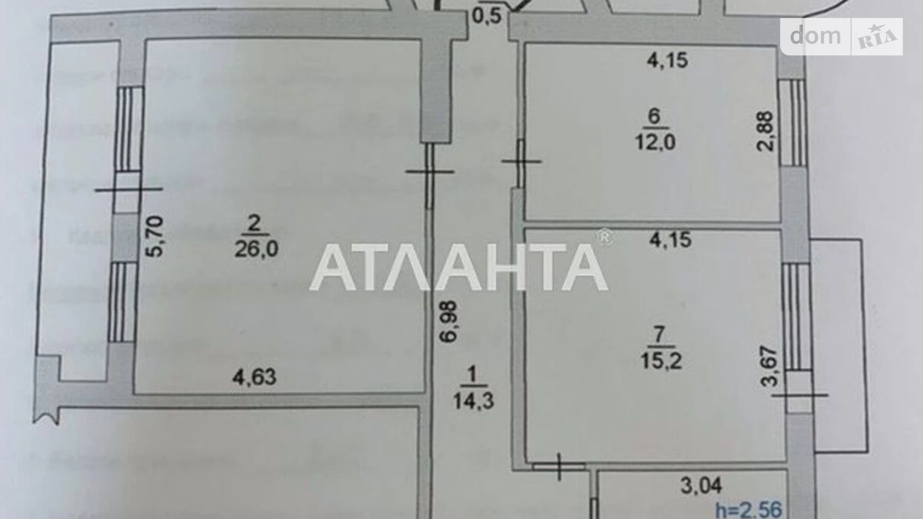 Продается 4-комнатная квартира 110 кв. м в Черноморске, ул. Парковая - фото 3