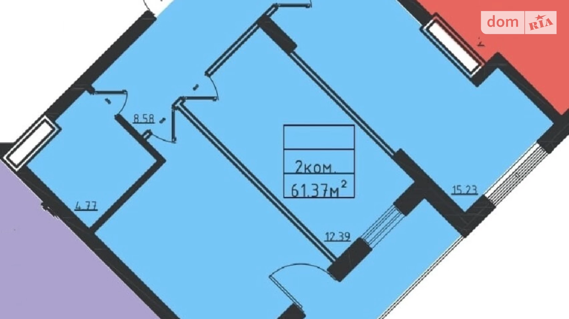 Продається 2-кімнатна квартира 61 кв. м у Одесі, узвіз Ковалевського