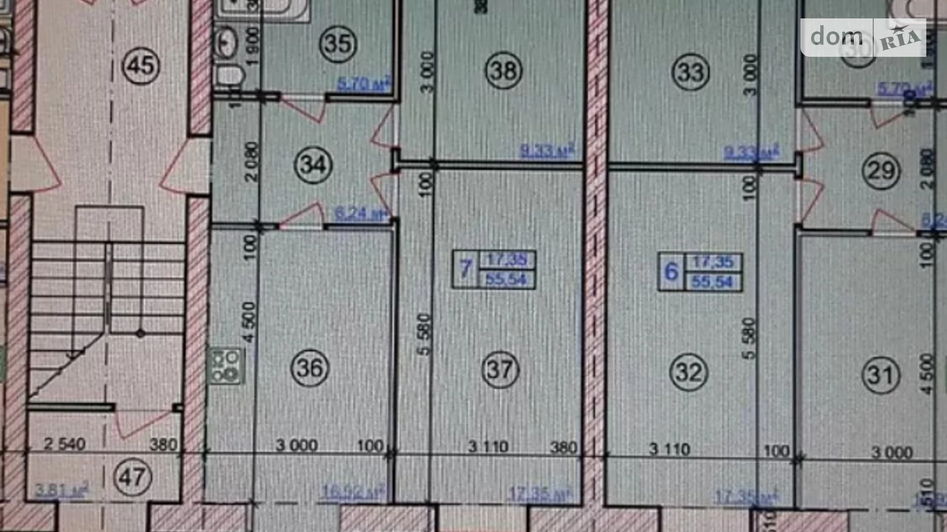 Продается 1-комнатная квартира 56 кв. м в Виннице, ул. Полевая