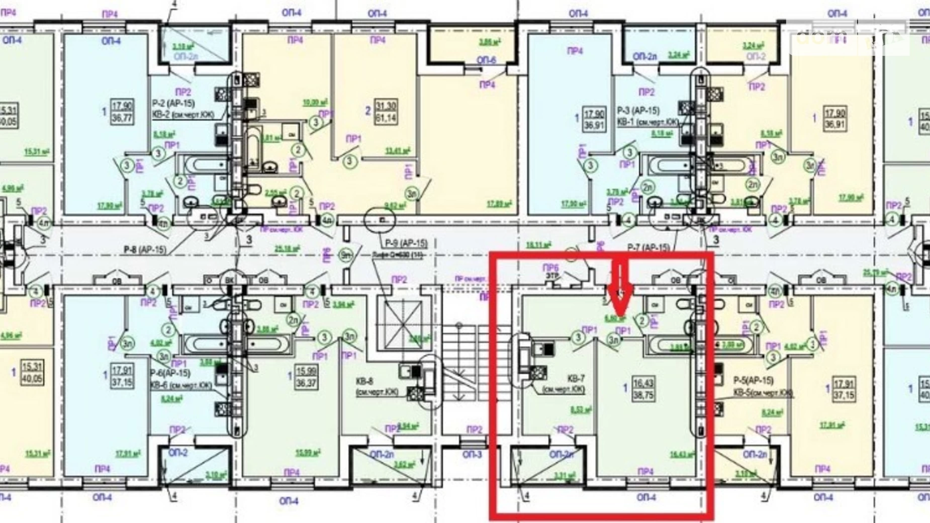 Продается 1-комнатная квартира 39 кв. м в Харькове, ул. Шевченко, 327 - фото 3