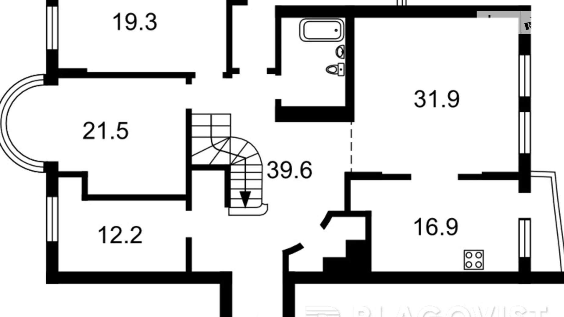 Продается 5-комнатная квартира 299 кв. м в Киеве, ул. Ковпака, 17 - фото 5