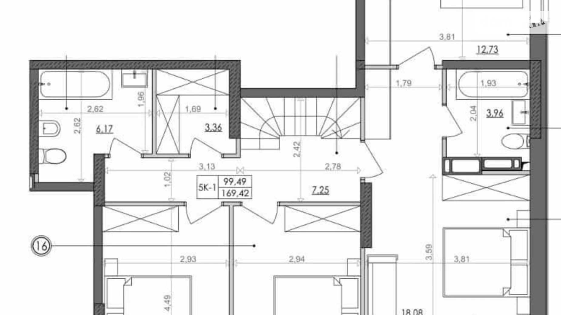 Продается 5-комнатная квартира 166.8 кв. м в Киеве, Столичное шоссе, 2А - фото 2