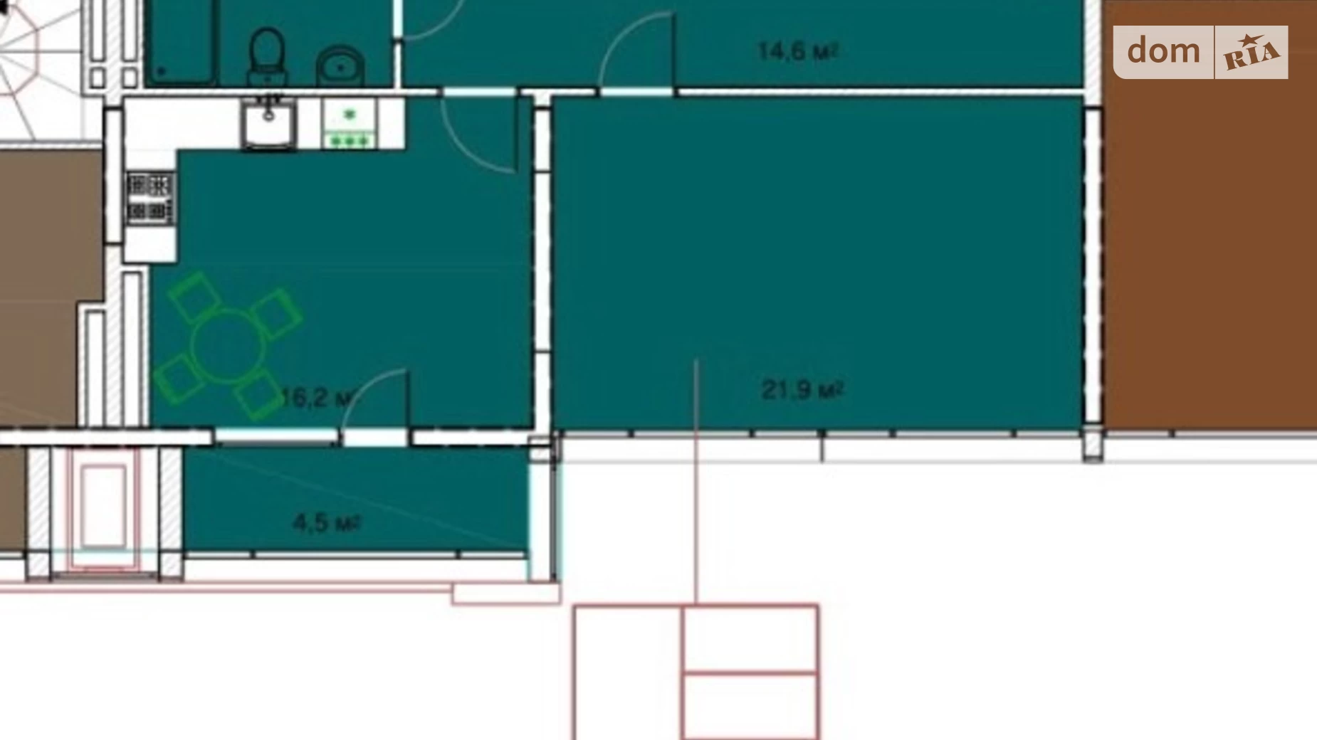 Продается 3-комнатная квартира 158.3 кв. м в Одессе, ул. Академика Вильямса, 93/1