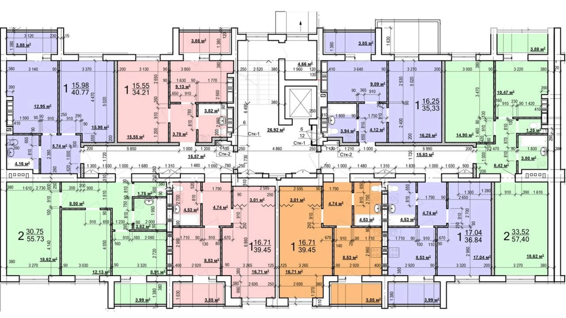 Продается 1-комнатная квартира 40 кв. м в Харькове, бул. Мира, 8Б