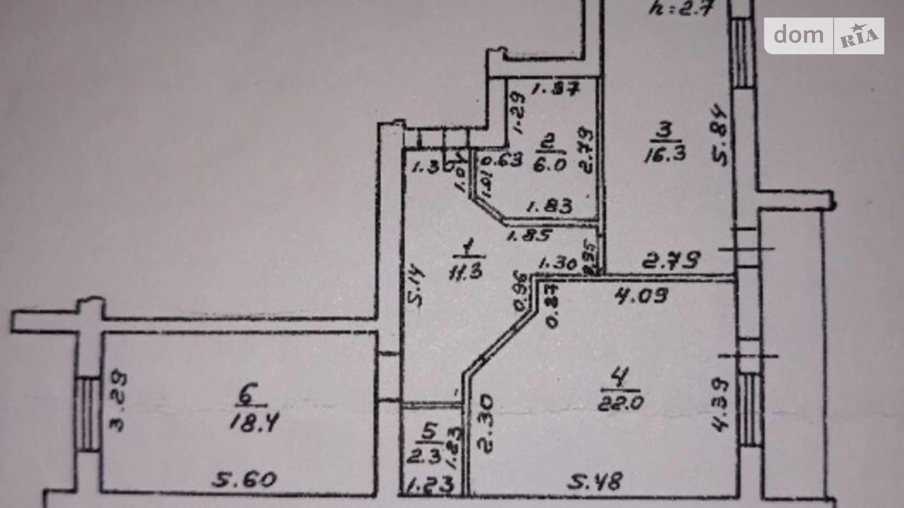 Продається 2-кімнатна квартира 82 кв. м у Одесі, вул. Паркова, 77