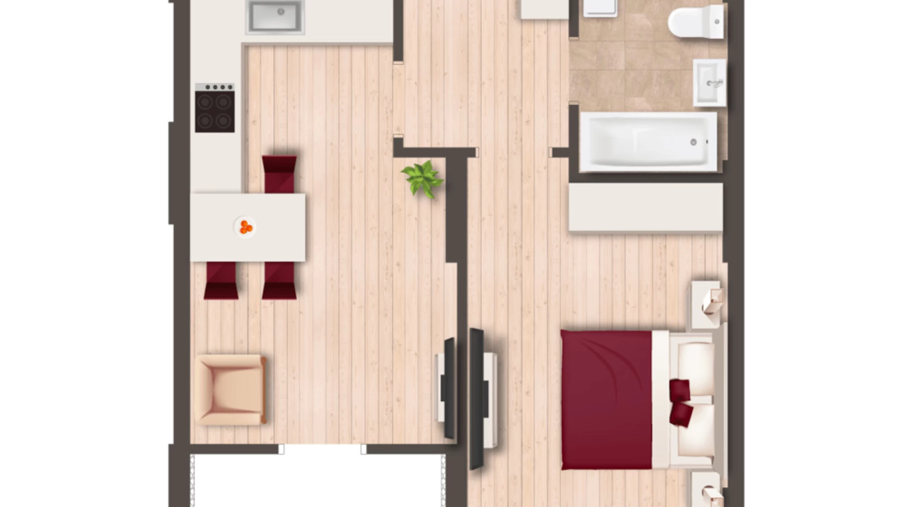 Продається 1-кімнатна квартира 39.8 кв. м у Києві, Столичне шосе, 1Б - фото 2