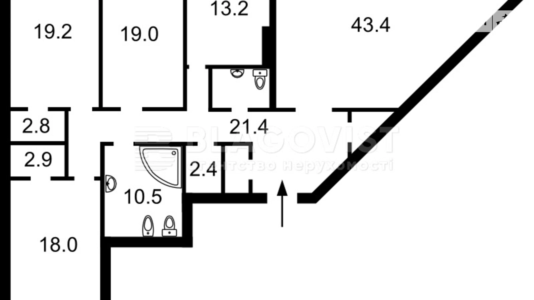 Продается 4-комнатная квартира 156 кв. м в Киеве, ул. Щекавицкая, 30/39