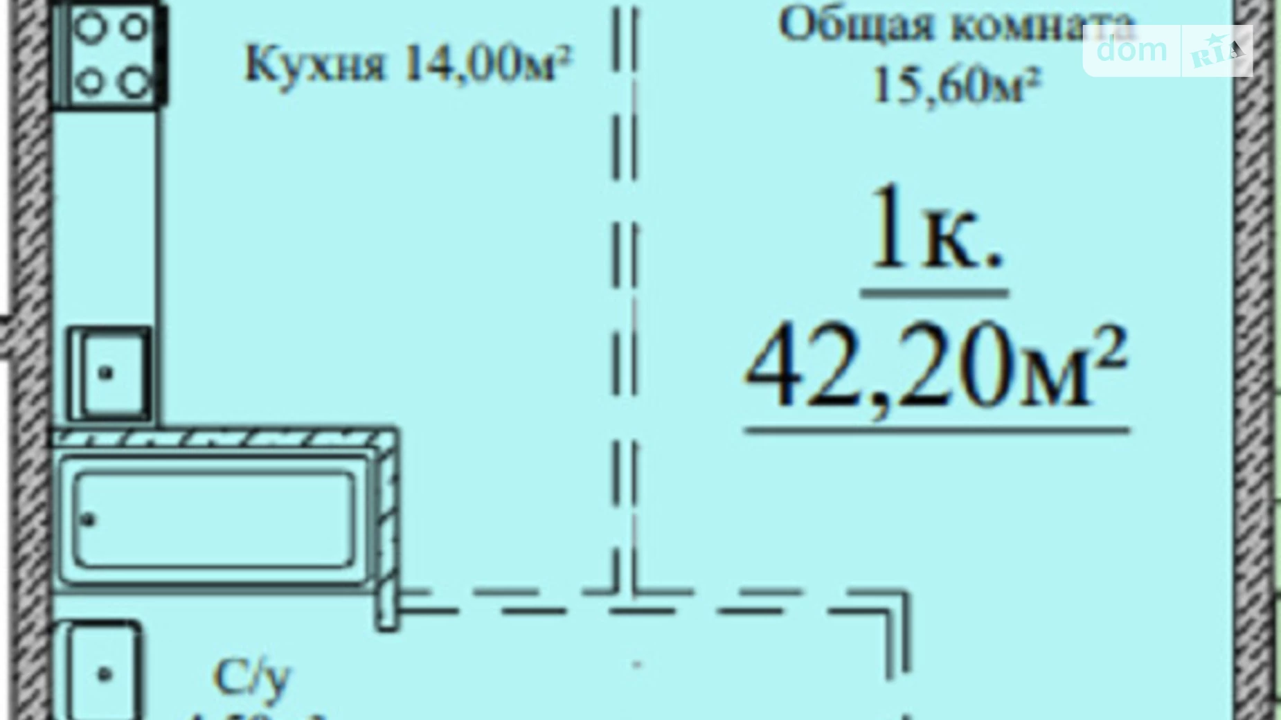 Продається 1-кімнатна квартира 42.8 кв. м у Одесі, вул. Варненська - фото 4