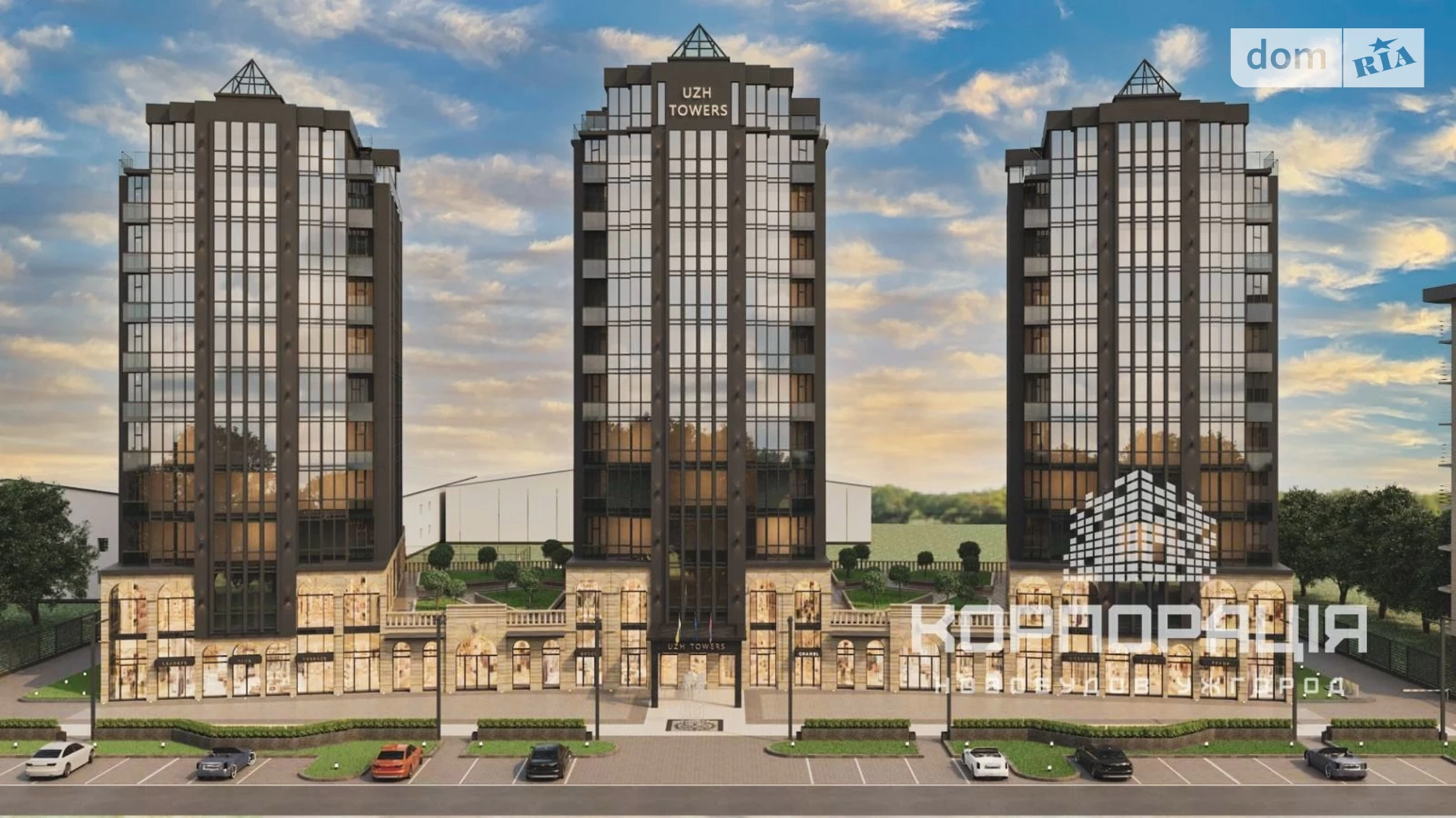 Продается 1-комнатная квартира 40.5 кв. м в Ужгороде, ул. Воссоединения