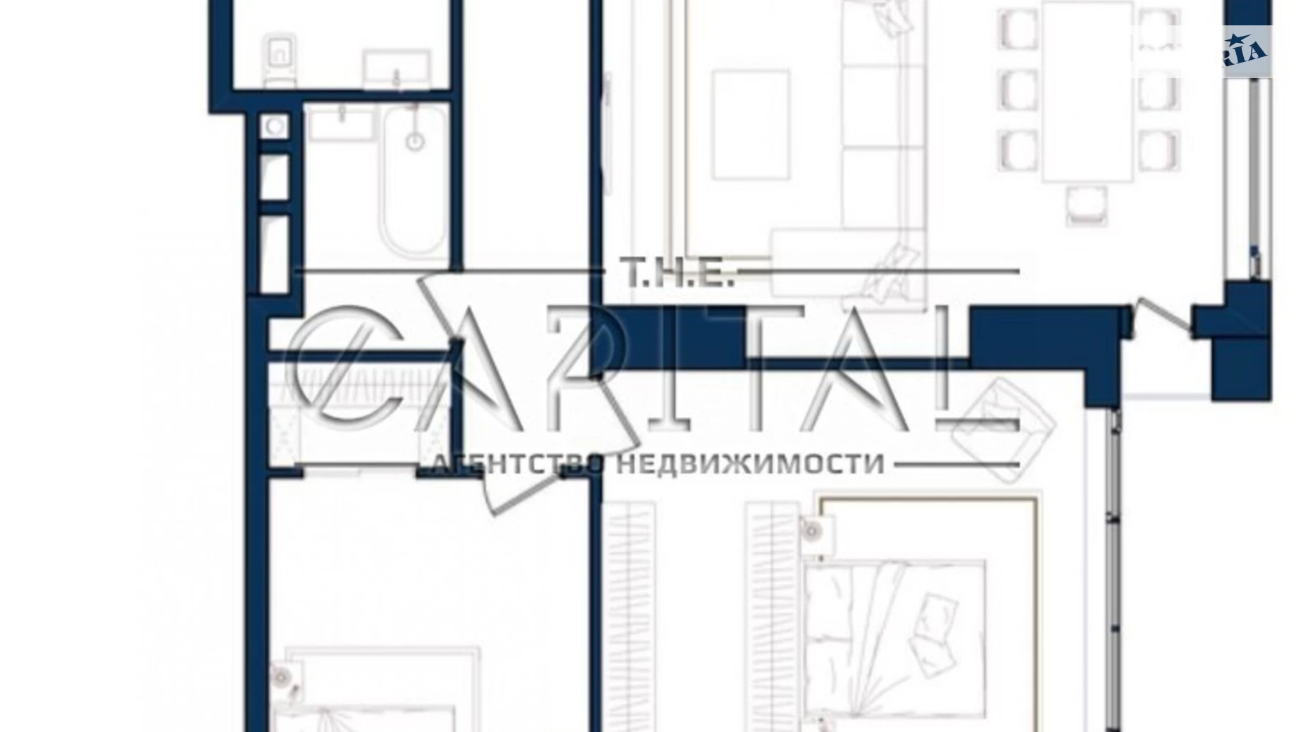 Продается 4-комнатная квартира 145 кв. м в Киеве, ул. Большая Васильковская, 91-93