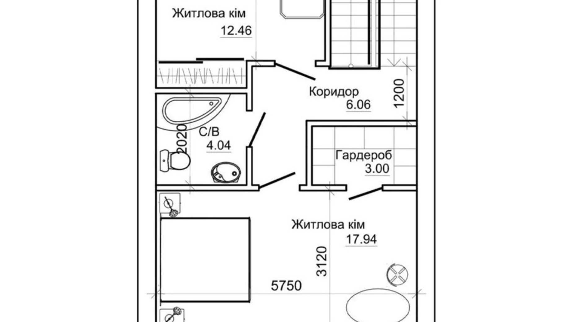 Продается дом на 2 этажа 116.5 кв. м с мебелью, ул. Ольгинская, 3