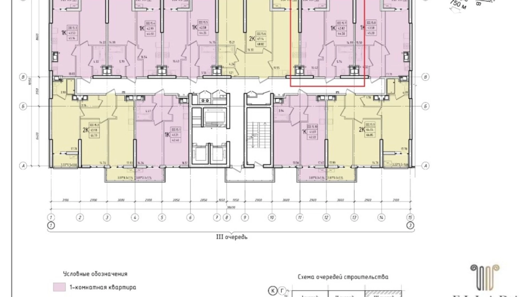 Продается 1-комнатная квартира 45 кв. м в Одессе, ул. Генуэзская