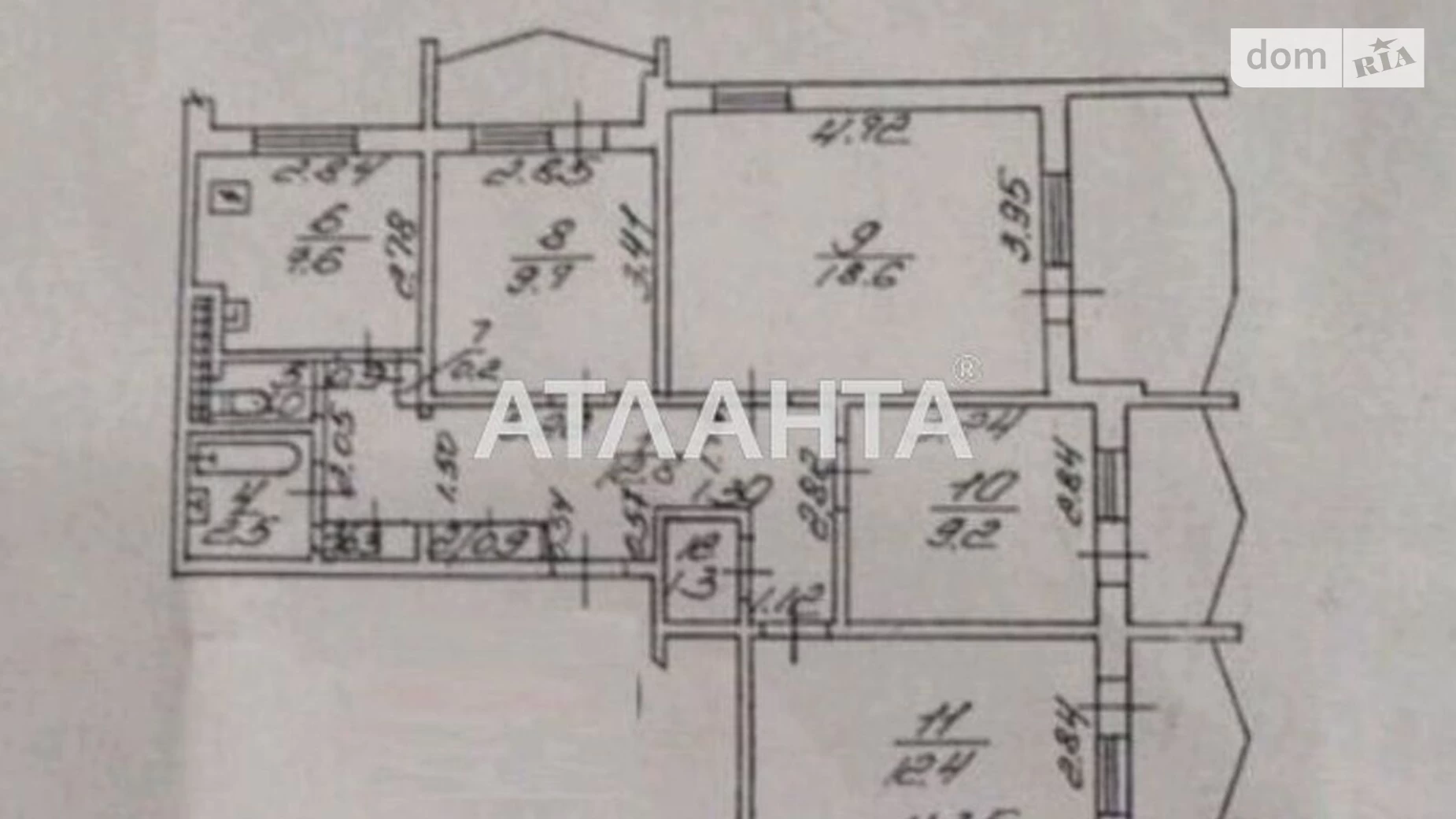 Продается 4-комнатная квартира 86 кв. м в Одессе, просп. Академика Глушко - фото 3