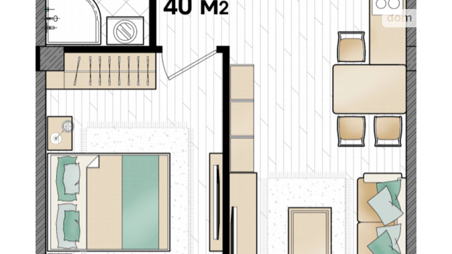 Продается 1-комнатная квартира 40 кв. м в Днепре, ул. Уляновская(Ульянова), 11 - фото 2