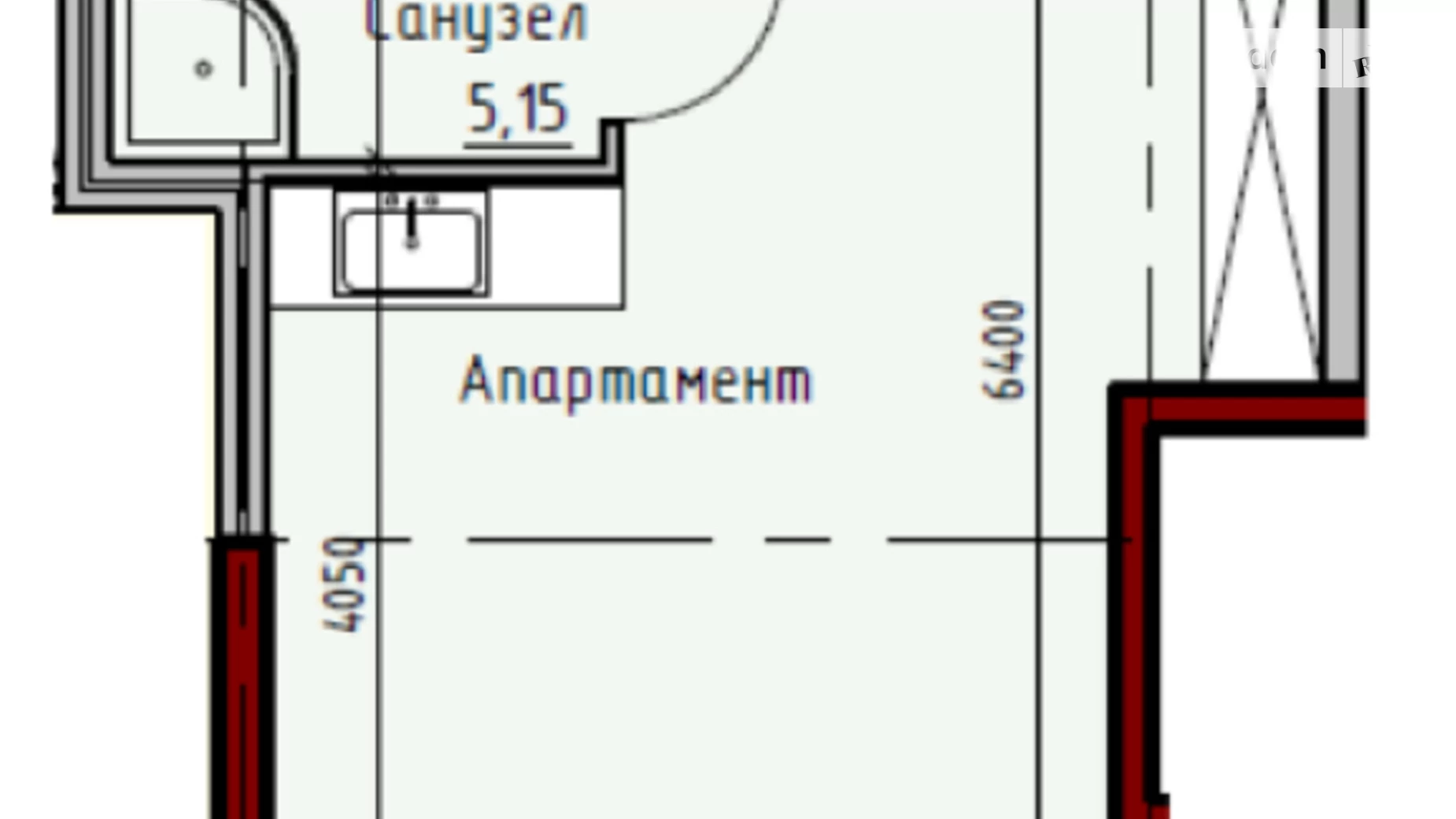 Продається 1-кімнатна квартира 32 кв. м у Одесі, вул. Дачна, 28