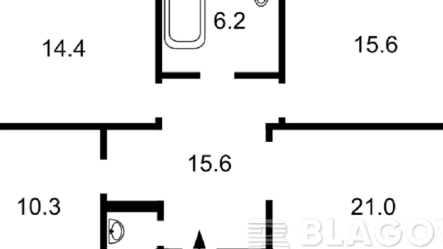 Продается 3-комнатная квартира 90 кв. м в Киеве, ул. Вячеслава Черновола, 29А - фото 3