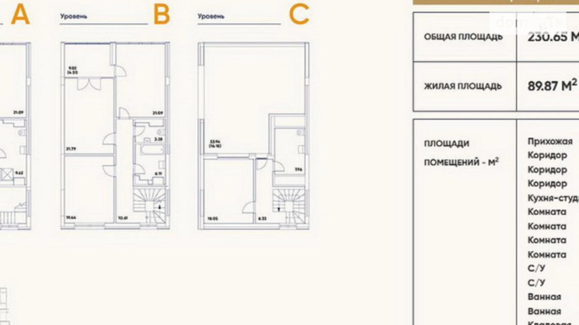 Продается 5-комнатная квартира 230 кв. м в Одессе, Фонтанская дор., 66 - фото 2